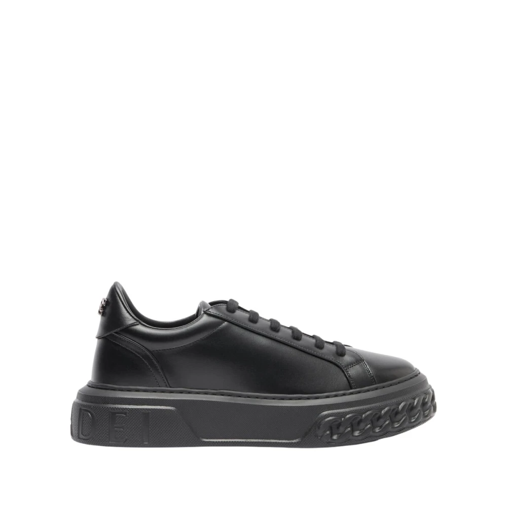 Casadei Off Road Leather Sneakers Dames Schoenen Zwart