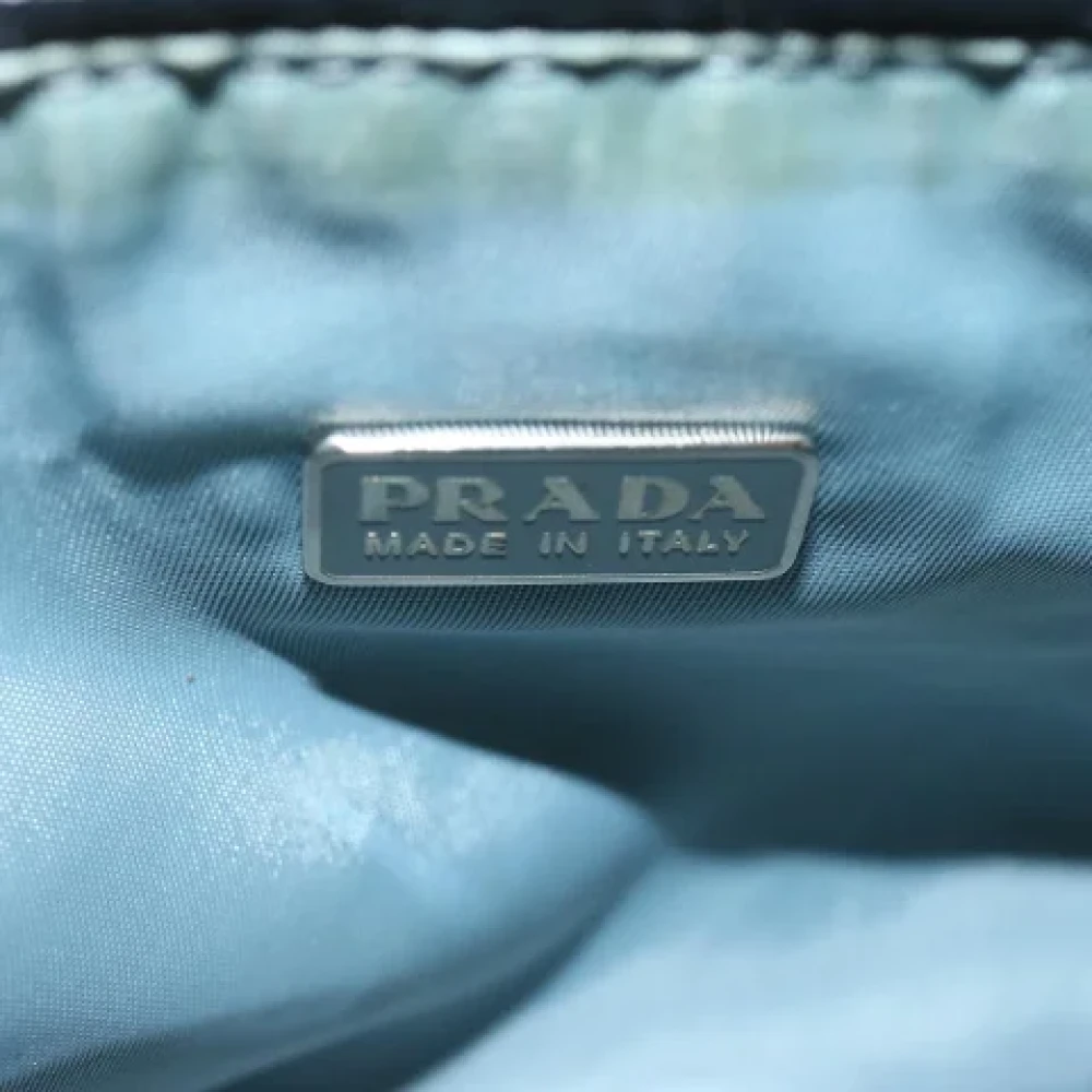 Prada Vintage Pre-owned Fabric prada-bags Blue Dames