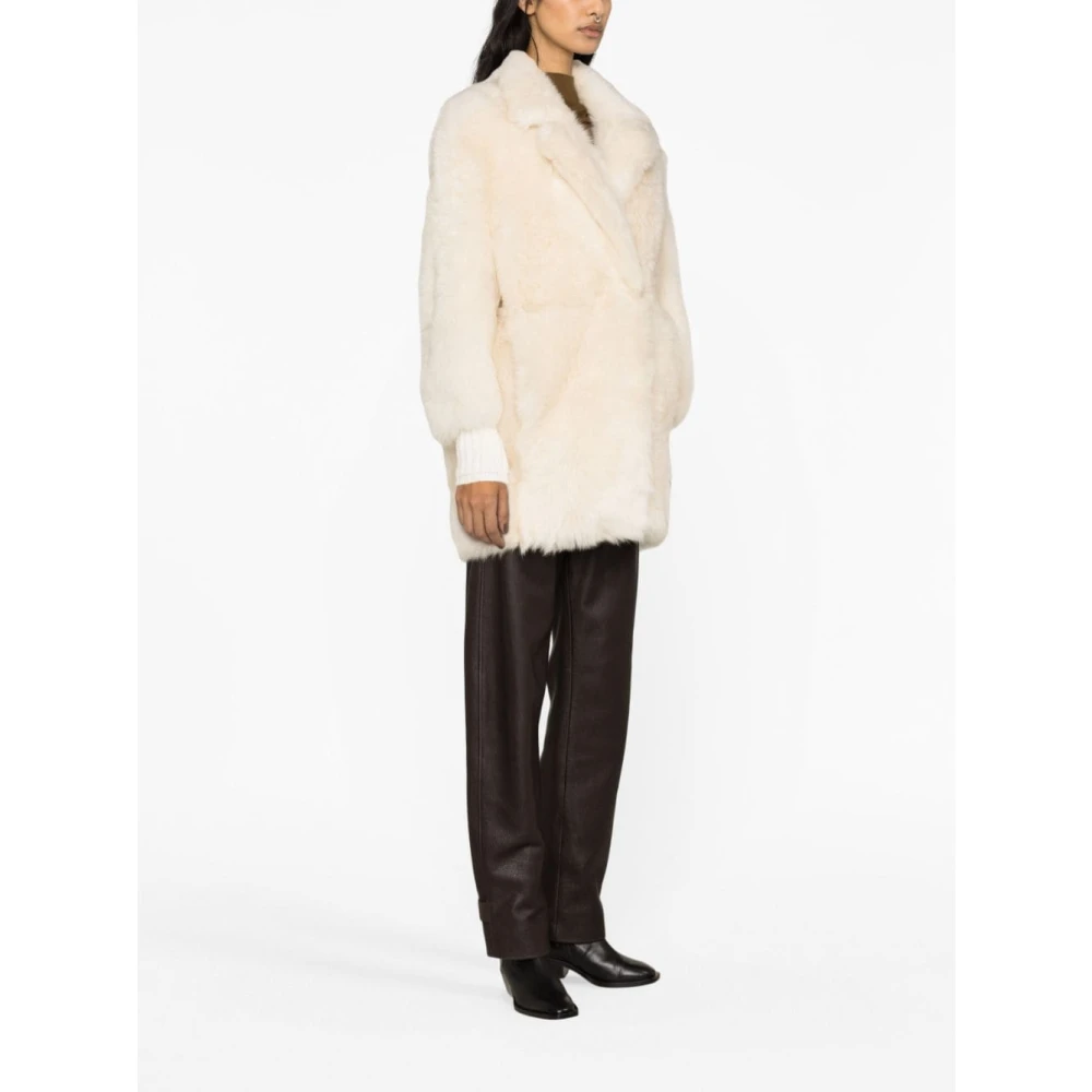 Fabiana Filippi Dameskleding Jassen Wit Aw23 White Dames