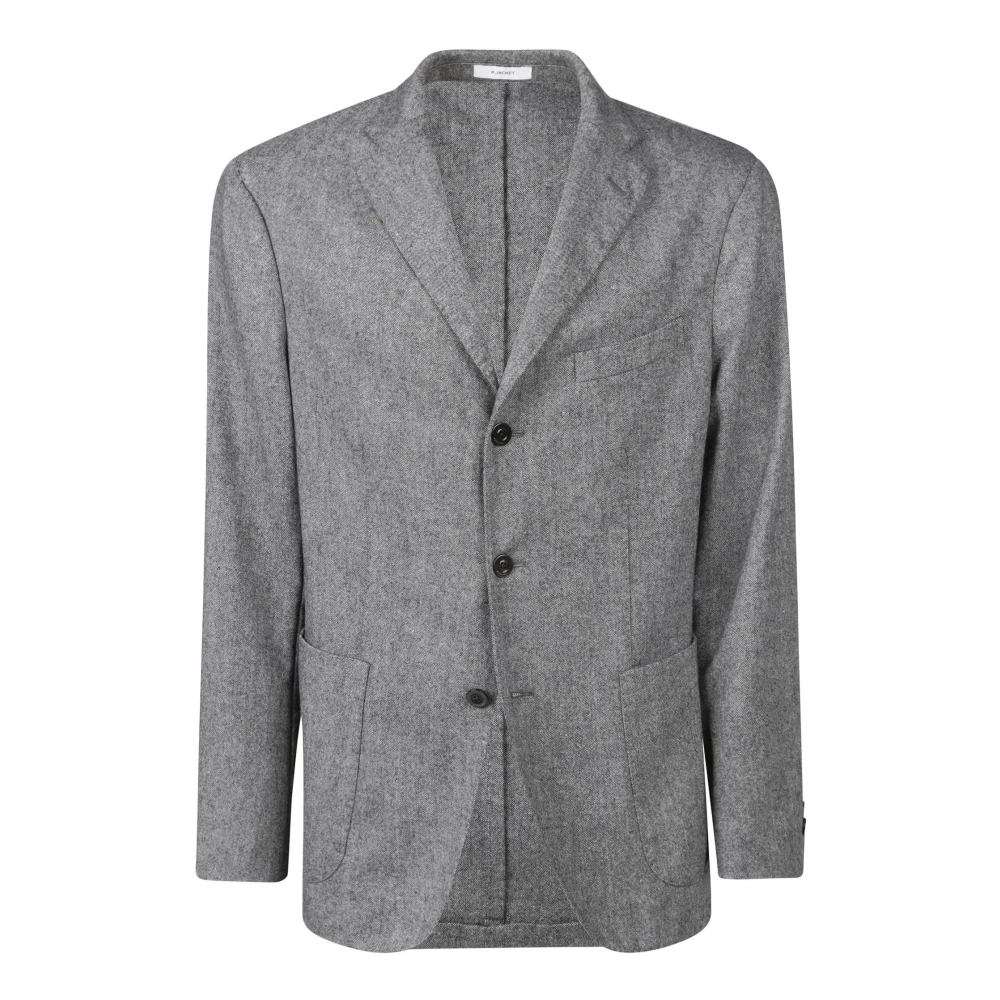 Boglioli Elegante Drie-Knoop Jas Gray Heren