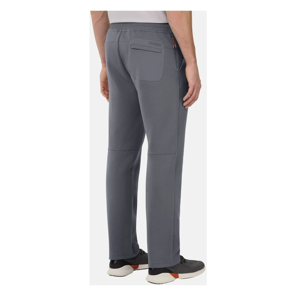 Boggi Milano Lichte Scuba Katoenen Blend Broek Black Heren