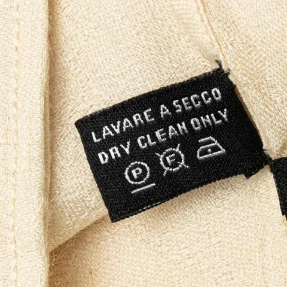 Gucci Vintage Pre-owned Cashmere scarves Beige Dames