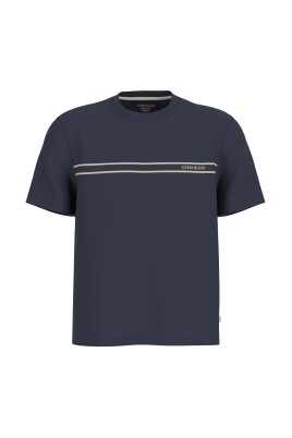 t-shirt-en-coton-bleu-manches-courtes