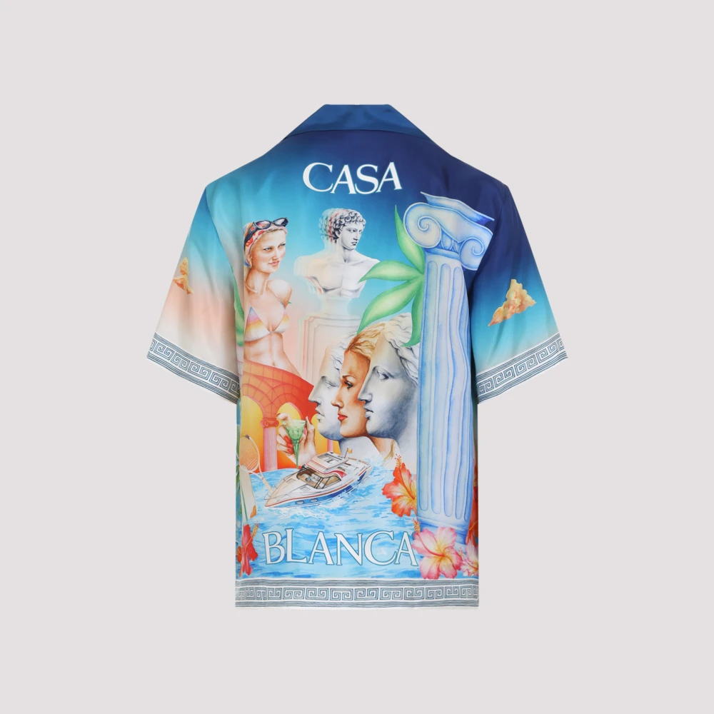 Casablanca Zijden Multicolor Overhemd Multicolor Heren