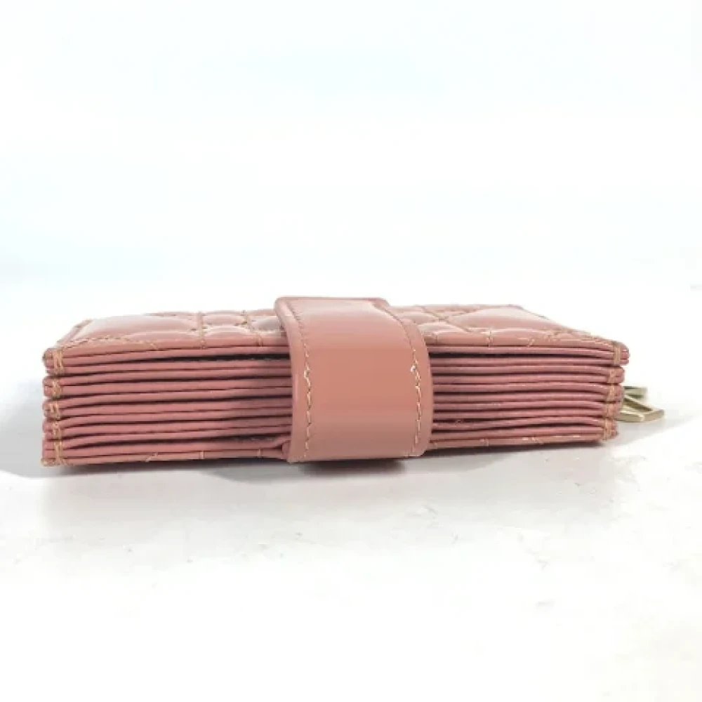 Dior Vintage Pre-owned Leather home-office Pink Dames