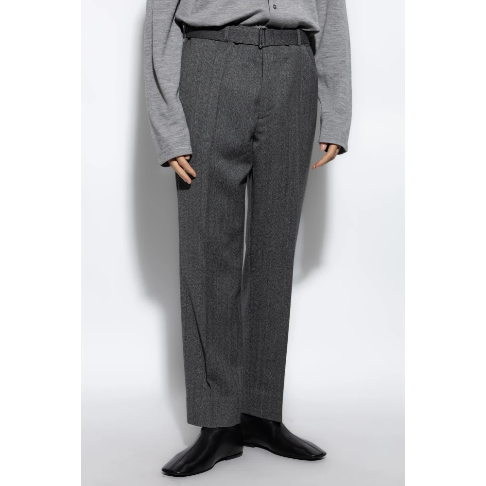 Officine Générale Wollen broek Gray Heren