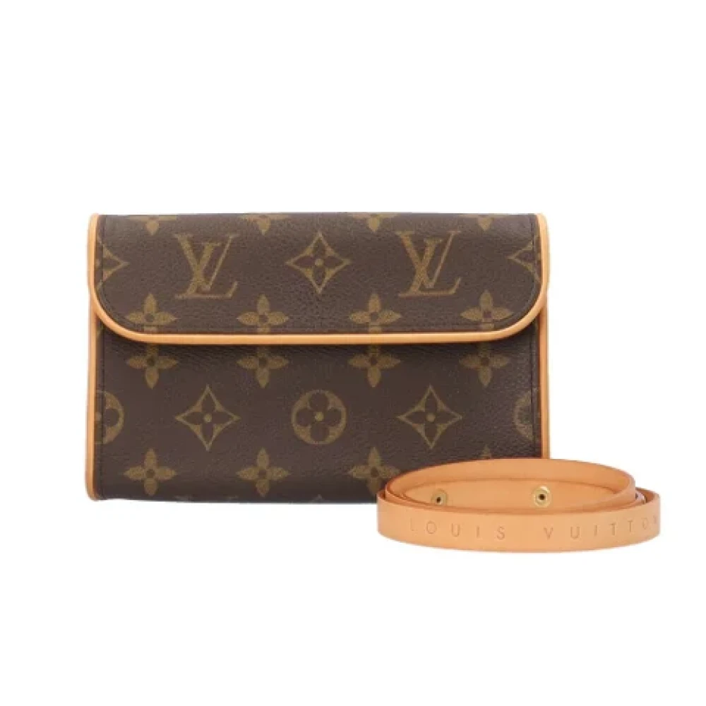 Louis Vuitton Vintage Pre-owned Fabric crossbody-bags Brown Dames