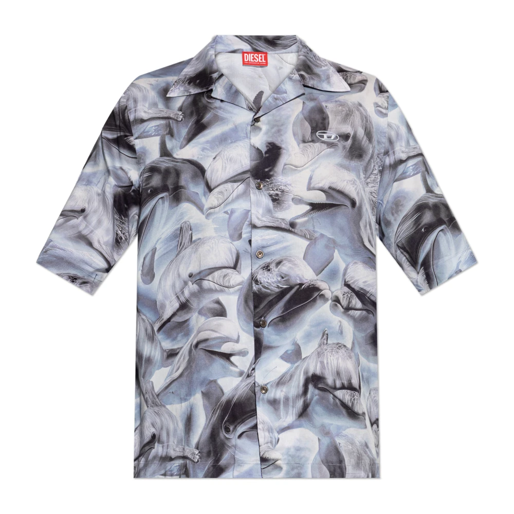 Diesel Uomo Grigio Magliette, Xl, New,