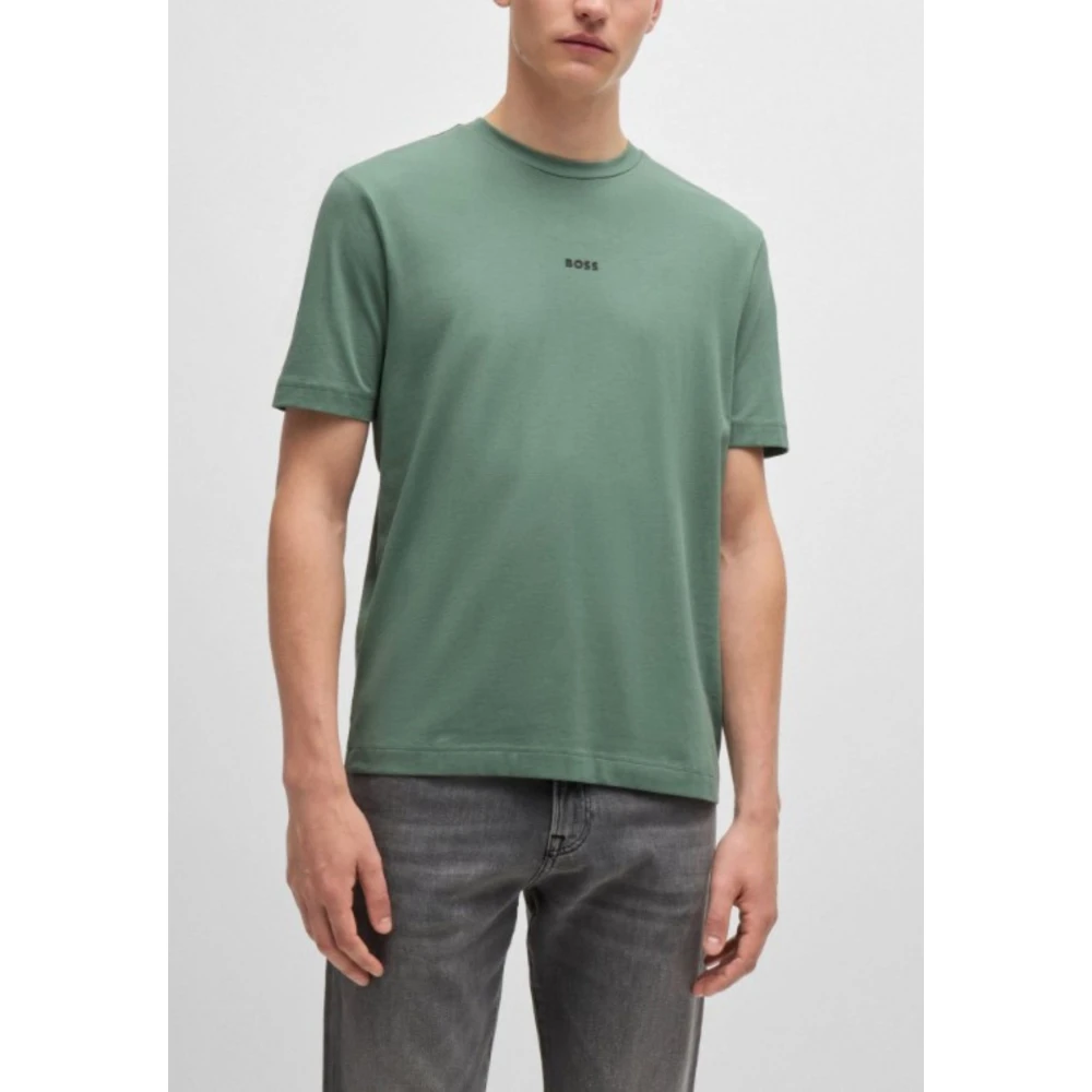 Hugo Boss Heren Casual T-shirt Green Heren