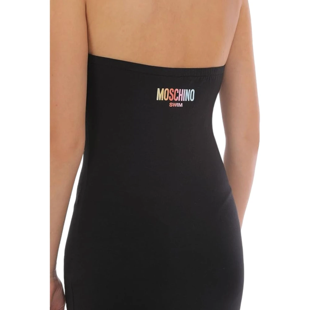 Moschino Elegante Midi Jurk Black Dames