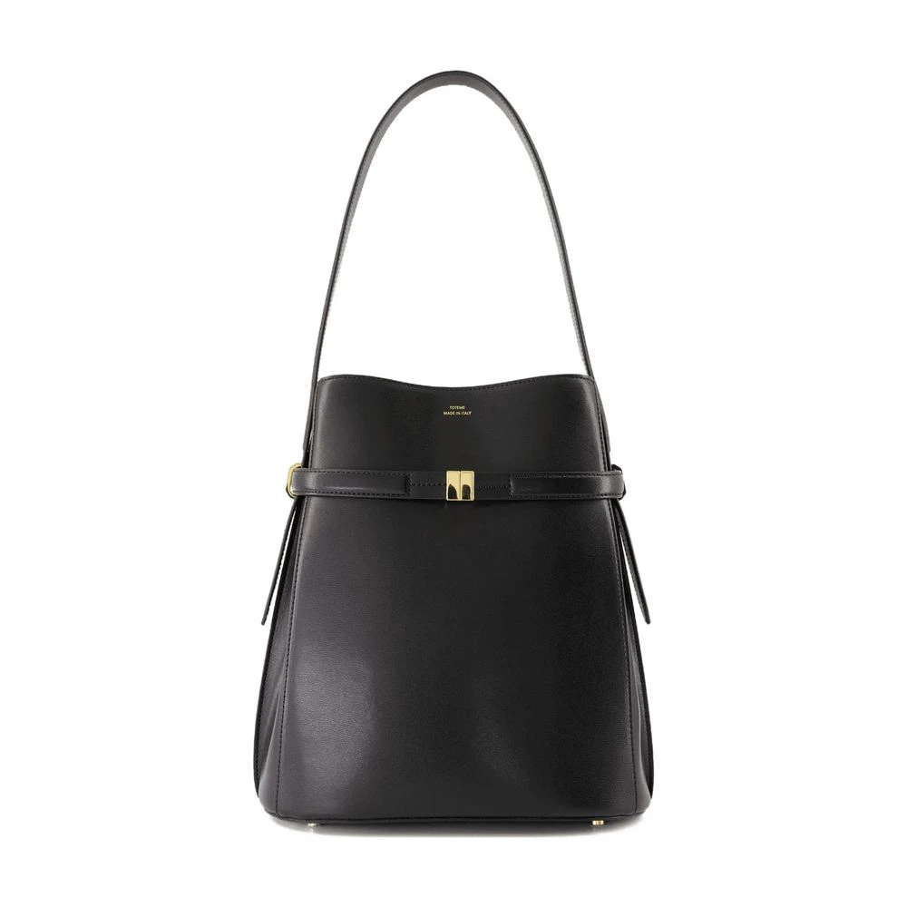 Totême Women's Black Belted Bucket Bag