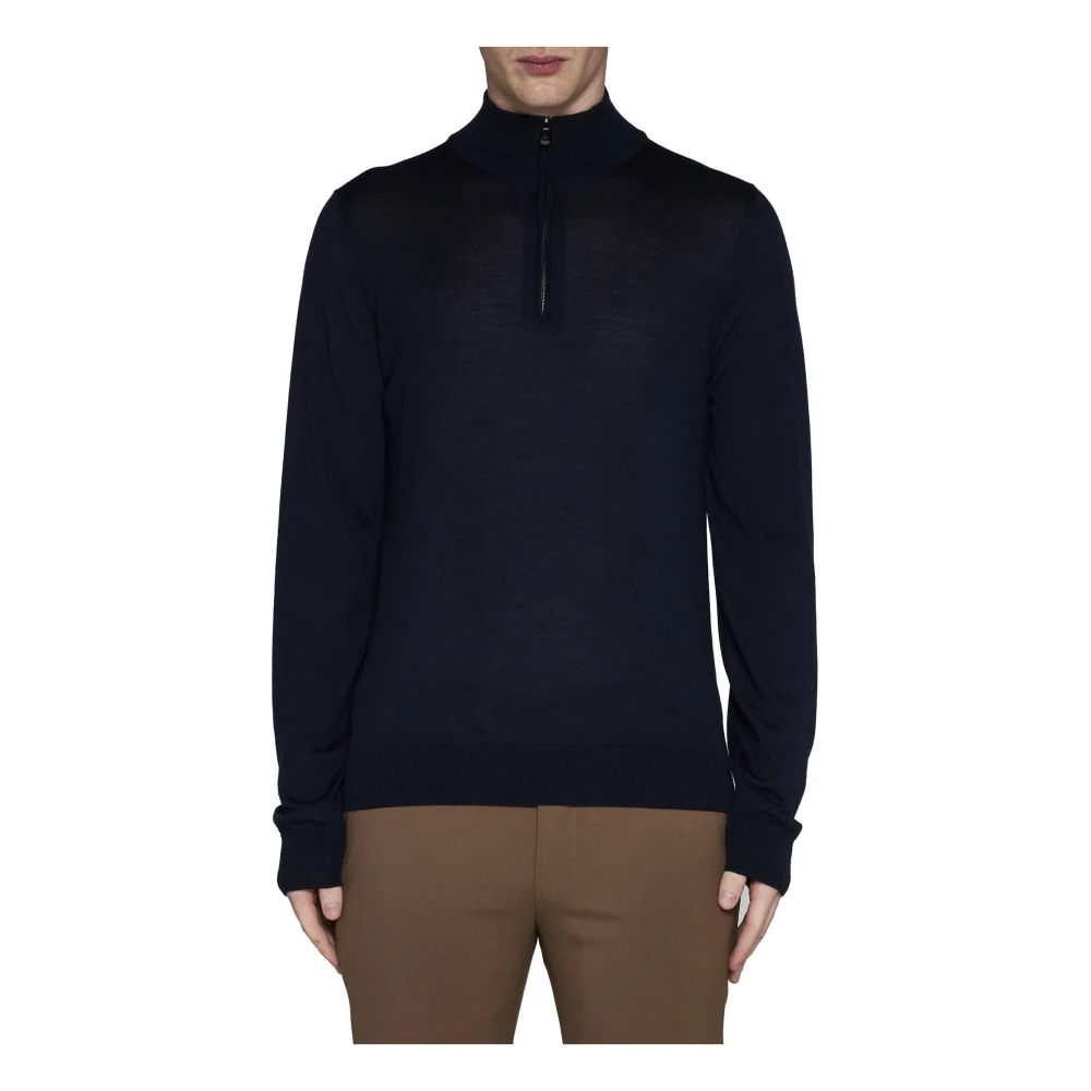 Piacenza 1733 Stijlvolle Sweaters in Wit Blauw Blue Heren