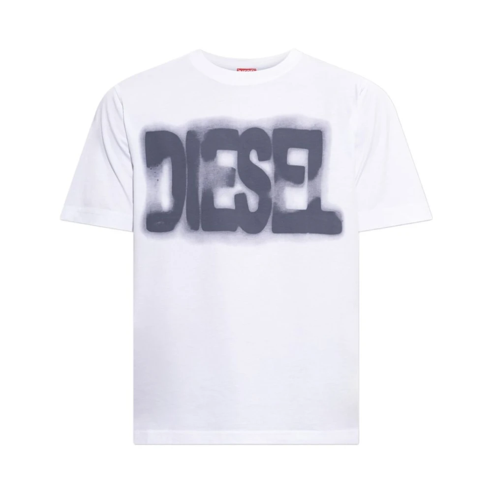 Diesel Camiseta Tops Hombre Blanco S