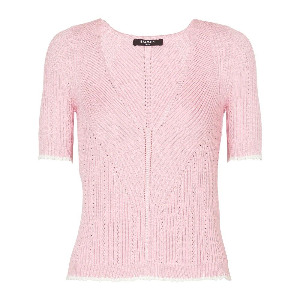 Balmain Gebreide top Pink Dames