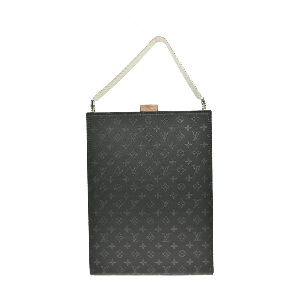 Louis Vuitton Vintage Women's Black Pre-Owned Vintage Monogram Clutch