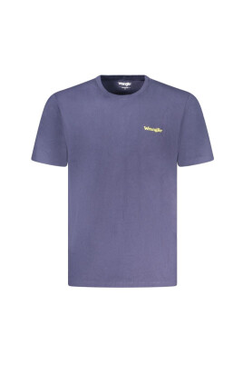 t-shirt-en-coton-bleu-avec-logo-imprime