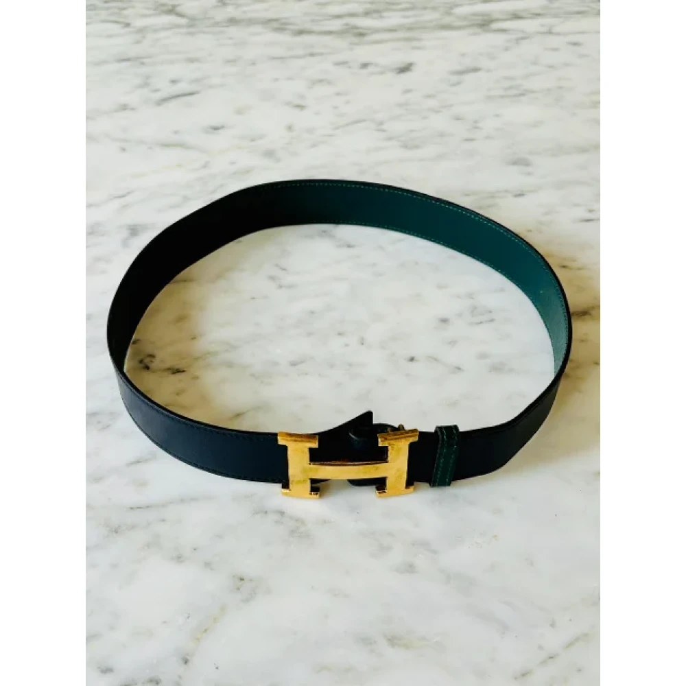 Hermès Vintage Pre-owned Leather belts Green Dames