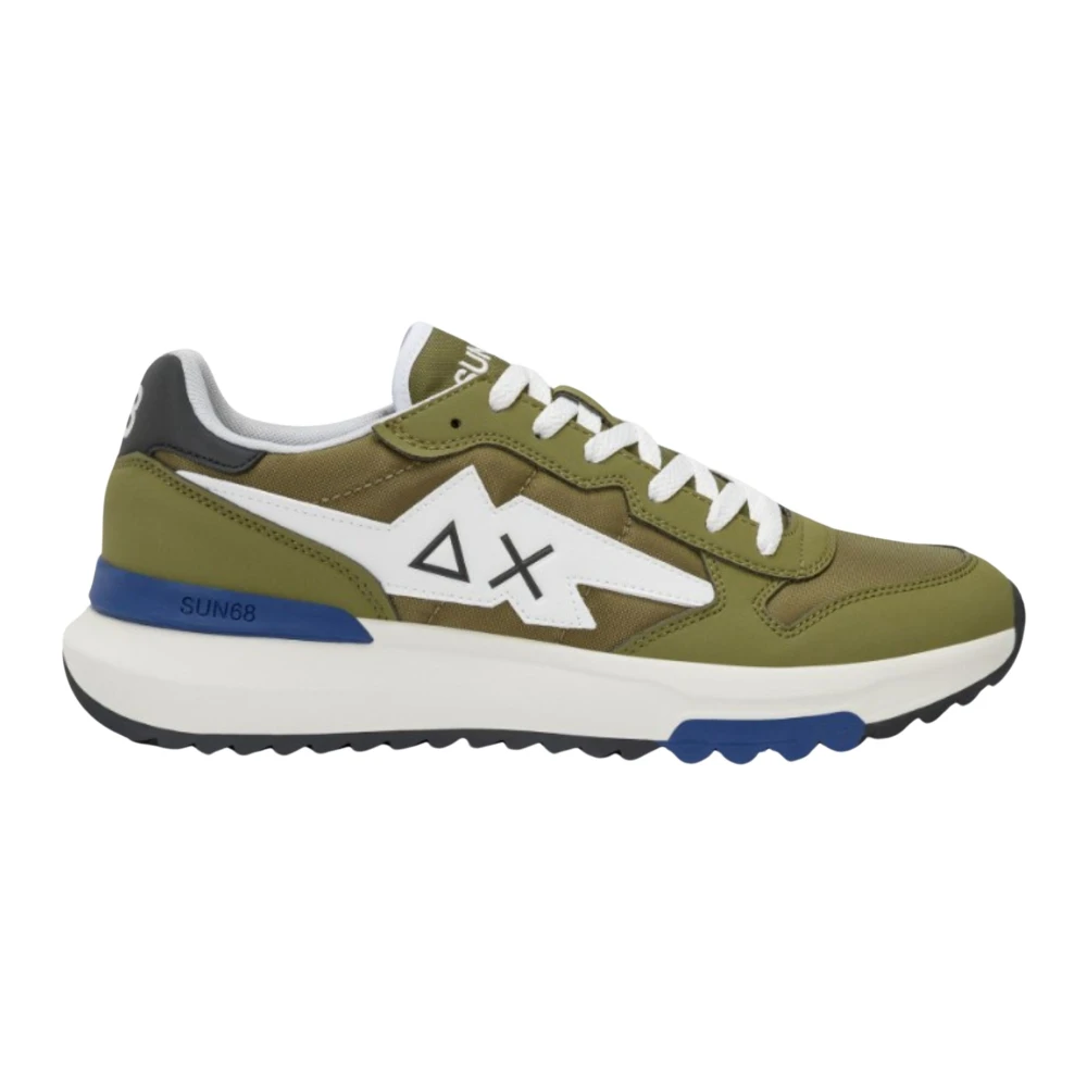 Sun68 Green Sneakers, Male, 11 Uk, Trainers Niki 2.0 Solid