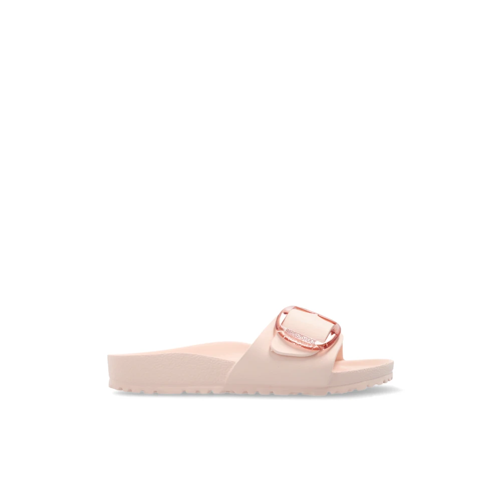Birkenstock Women's Pink Sliders, 4 Uk, Madrid Big Buckle Eva Slides
