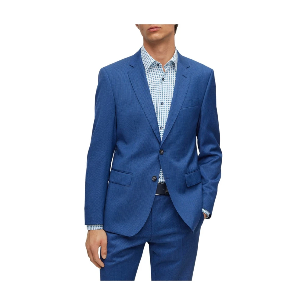 Boss Donkere Americana Suit 50497206 Blue Heren