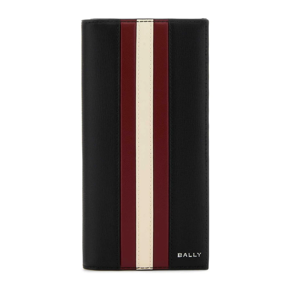 Bally Klassieke Zwarte Leren Portemonnee Black Heren
