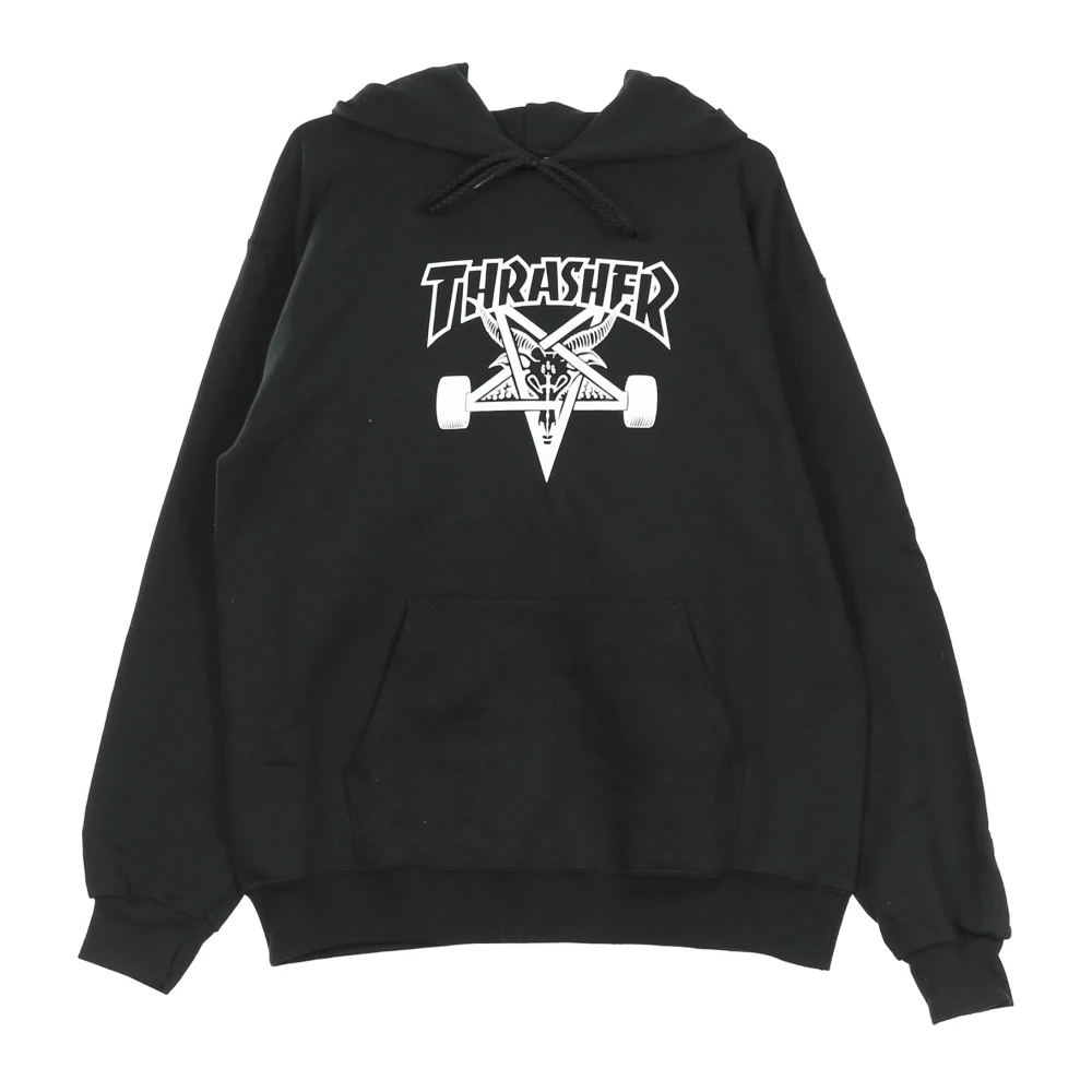 Thrasher Skategoat Hoodie Zwart Wit Black Heren