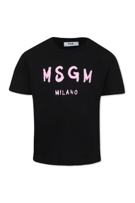 t-shirt-noir-en-coton-a-manches-courtes
