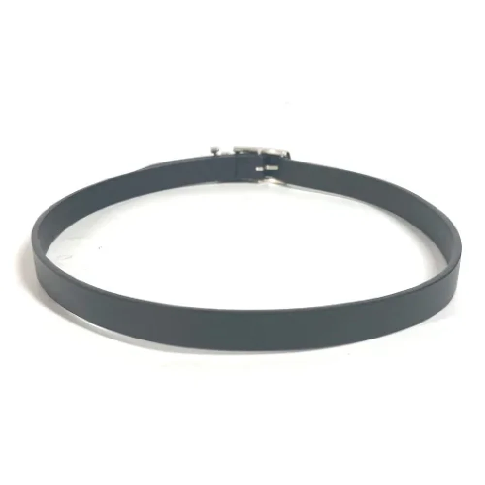 Louis Vuitton Vintage Pre-owned Leather belts Black Dames
