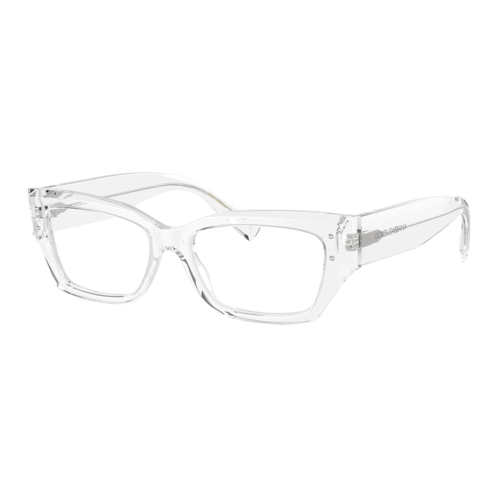 Dolce & Gabbana Acetat Solglasögon Stiligt Design White, Dam