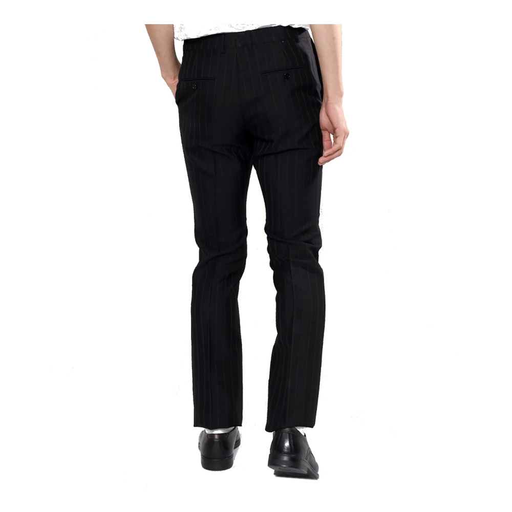 Celine Klassieke Zwarte Wollen Broek Black Heren