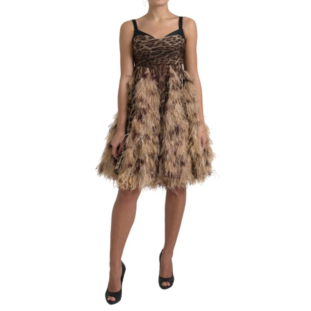 Dolce & Gabbana Summer Dresses Brown Dames