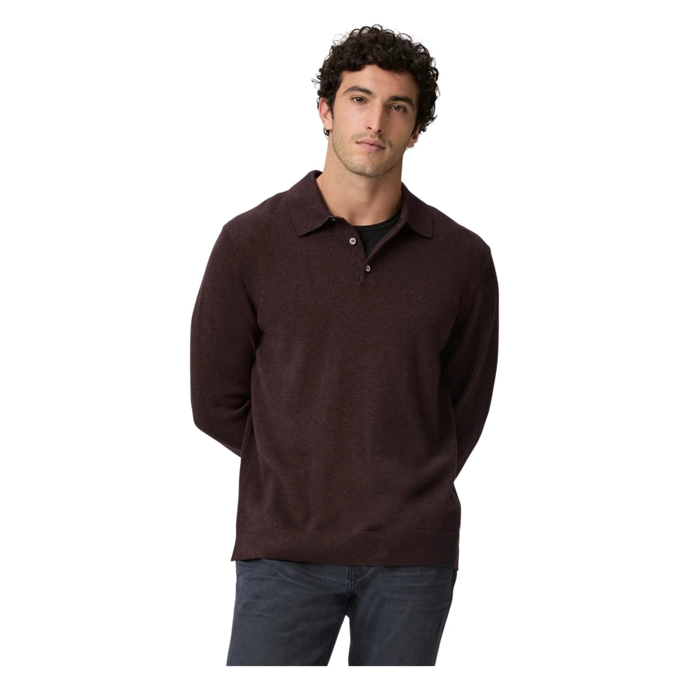 Paige Brown Finsbury Jumper Polo - Male - Round-Neck Knitwear - S - Knitwear