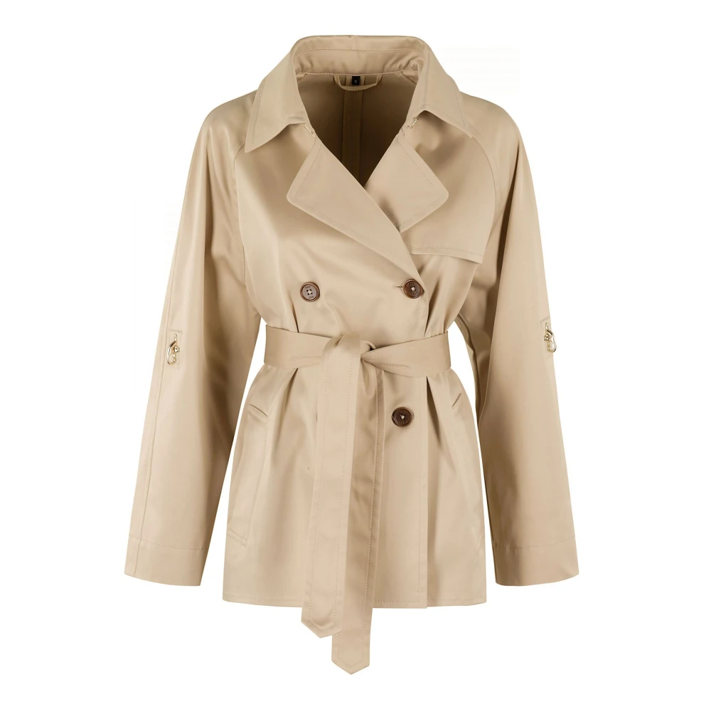 Fay Beige Trenchcoat met Waterafstotende Behandeling Beige Dames