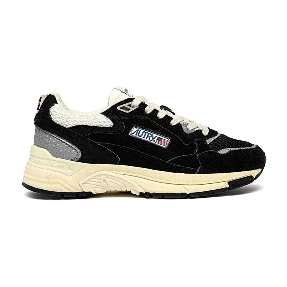 Autry Black Sneakers, Female, 7 Uk, Reelwind Low Trainers