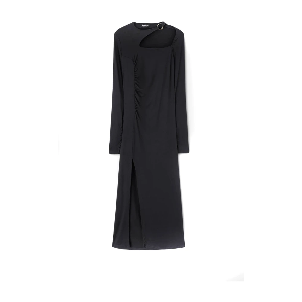 Dondup Zwarte jurk voor dames Aw23 Black Dames