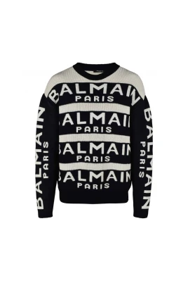 Jacquard Wool Sweater
