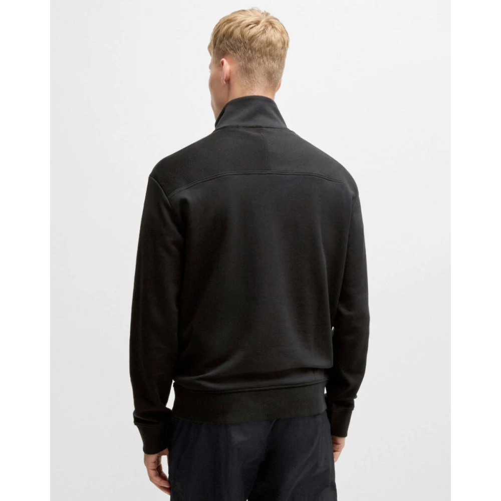 Boss Black Stijlvolle Sweatshirt Ze_Courduroy Black Heren