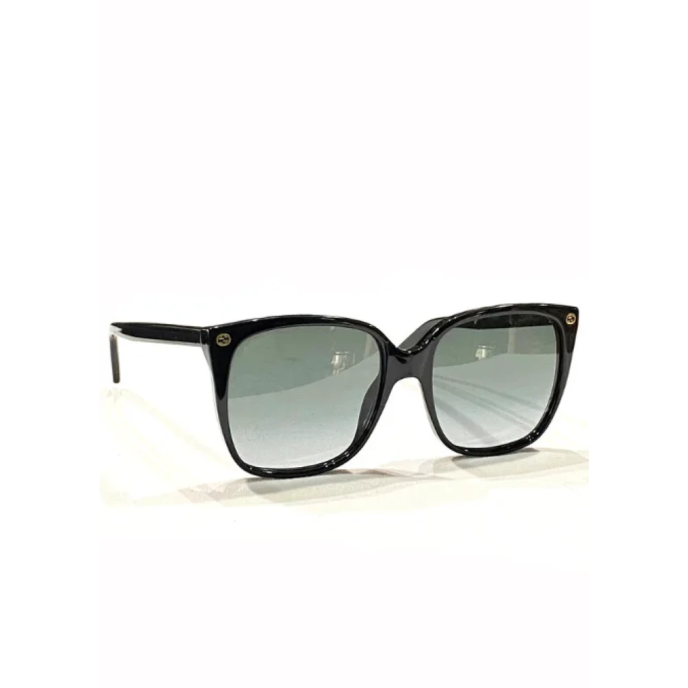 Gucci Vintage Pre-owned Plastic sunglasses Black Dames