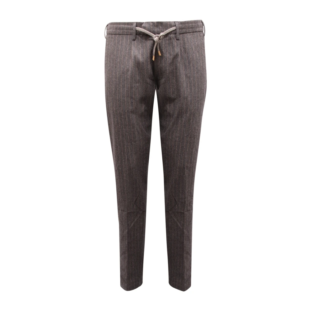 Eleventy Men's Gray Wool Trousers