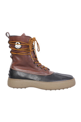 bottes-cheville-marron-avec-fermeture-eclair-laterale