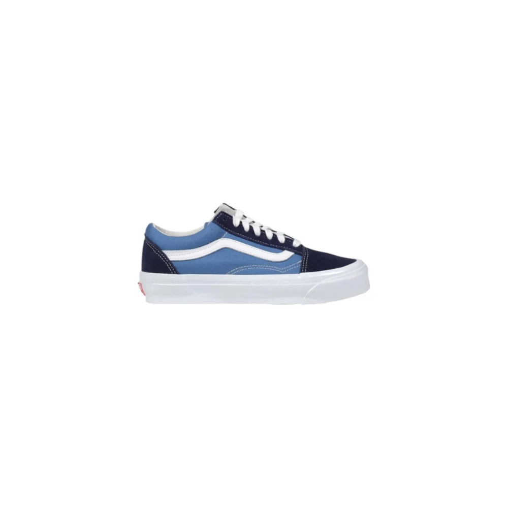 Vans Herren Blau Coloured Suede Lace-Up Sneakers