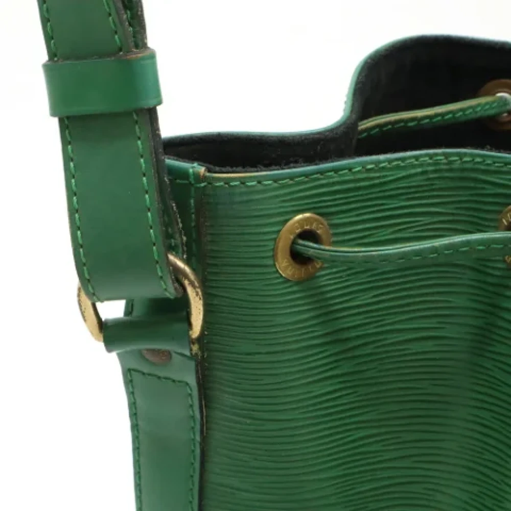 Louis Vuitton Vintage Pre-owned Fabric shoulder-bags Green Dames