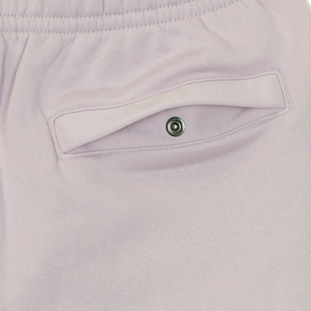 Nike Fleece Shorts met Swoosh Logo Pink Heren