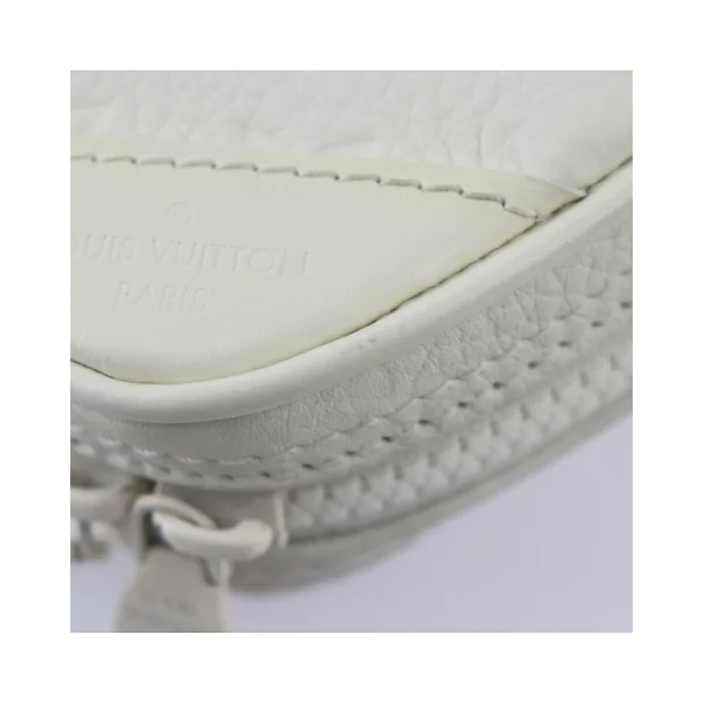 Louis Vuitton Vintage Pre-owned Leather louis-vuitton-bags White Unisex
