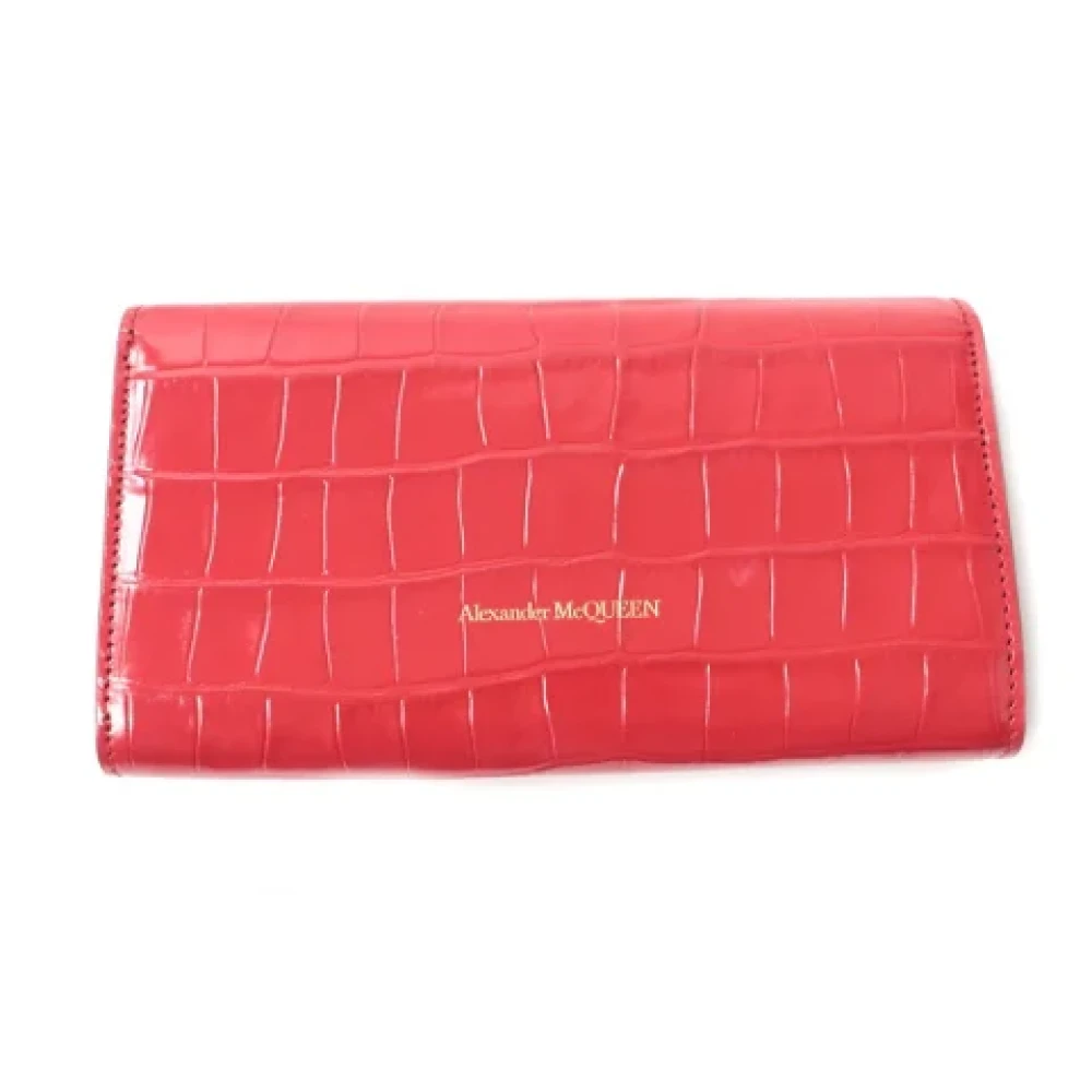 Alexander McQueen Pre-owned Fabric wallets Pink Dames