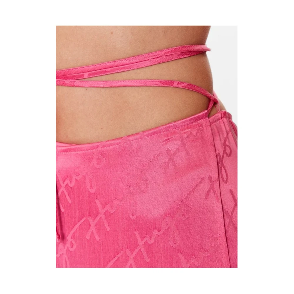 Hugo Boss Elegante Zwarte Rok voor Vrouwen Pink Dames