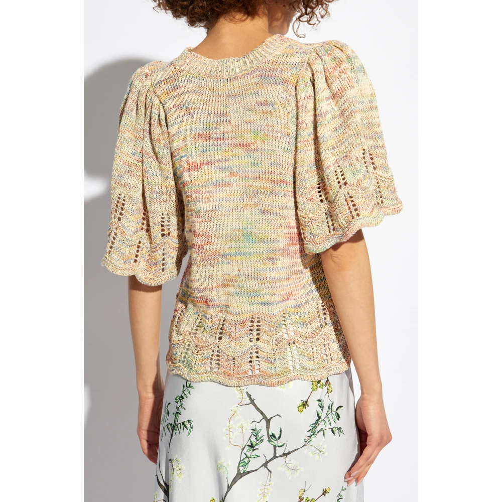 Munthe Trui met decoratieve afwerking Multicolor Dames