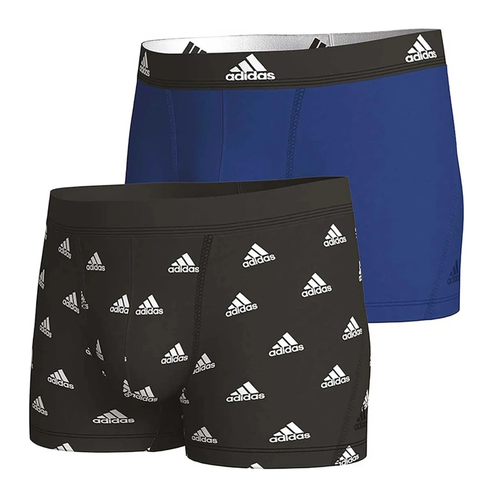 Adidas Actieve Flex Katoenen Boxers Blauw Zwart Multicolor Heren