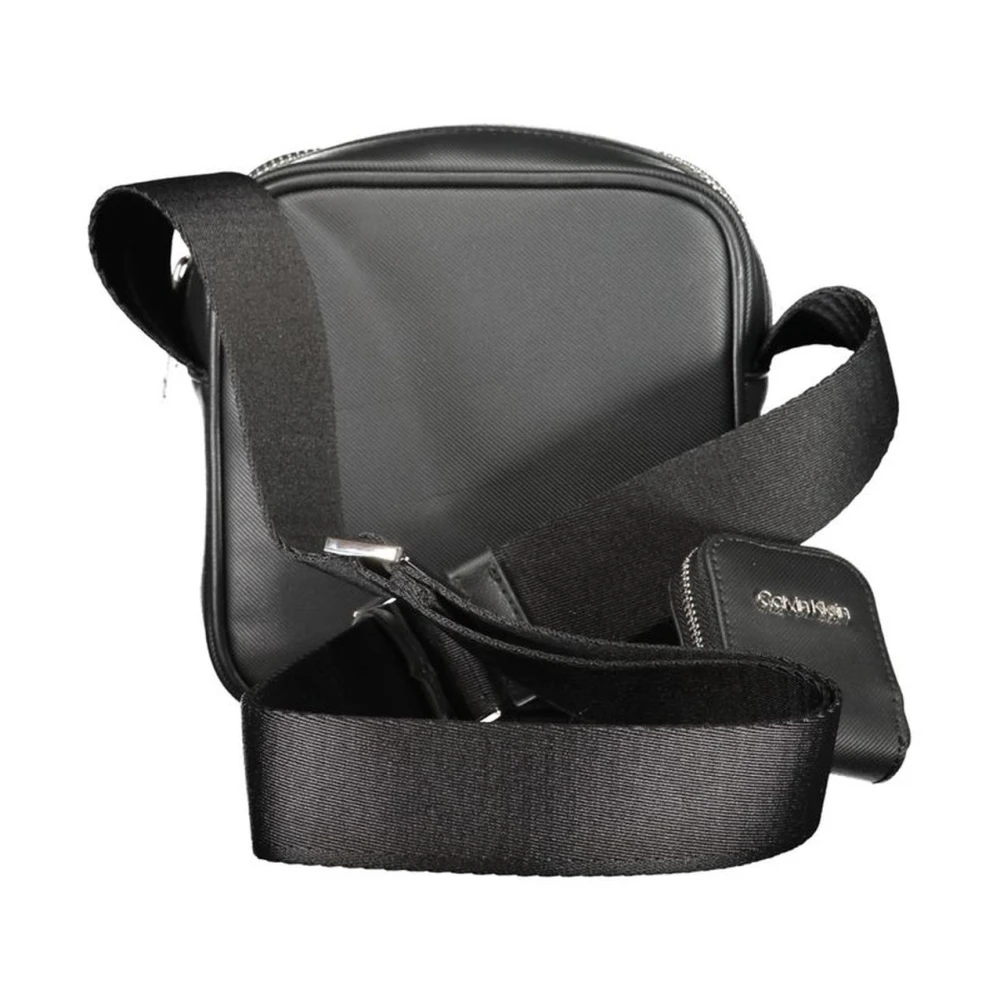 Calvin Klein Monogram Canvas Schoudertas Zwart Black Heren