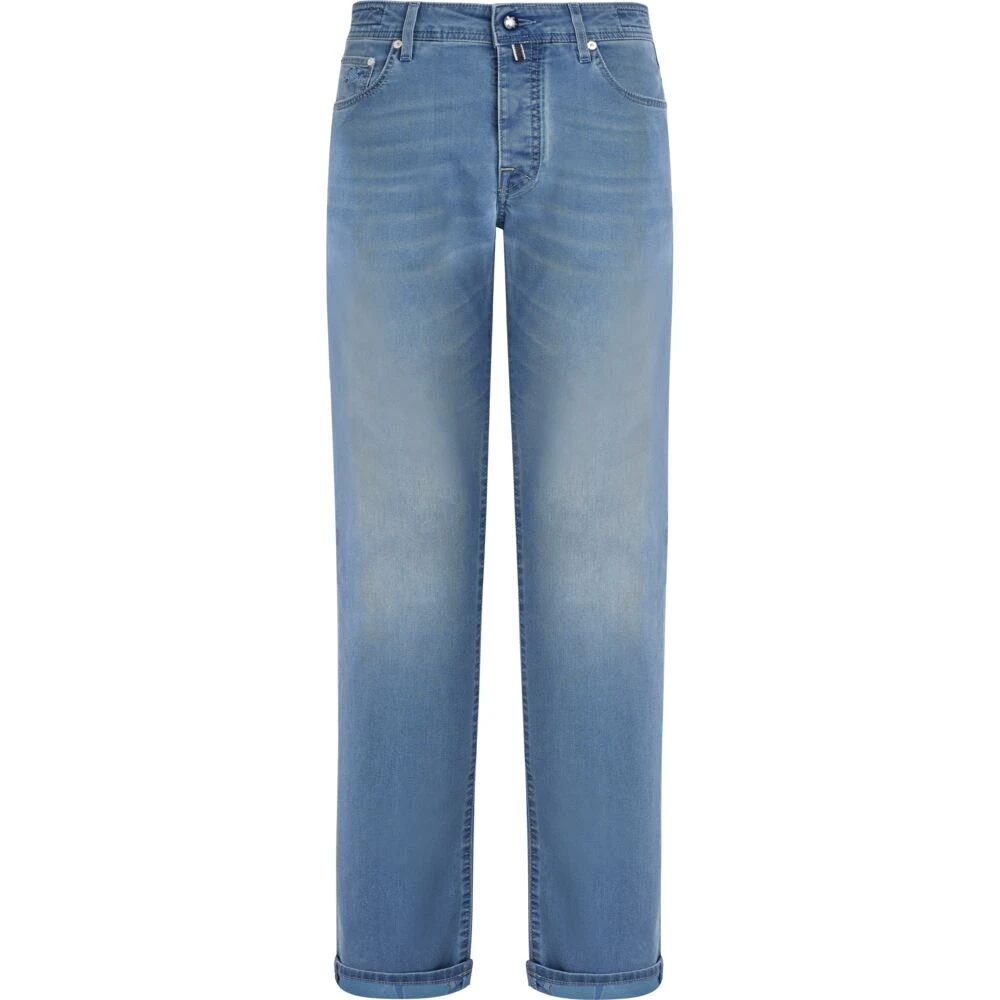Vilebrequin Tropische schildpadden denim broek voor heren Blue Heren